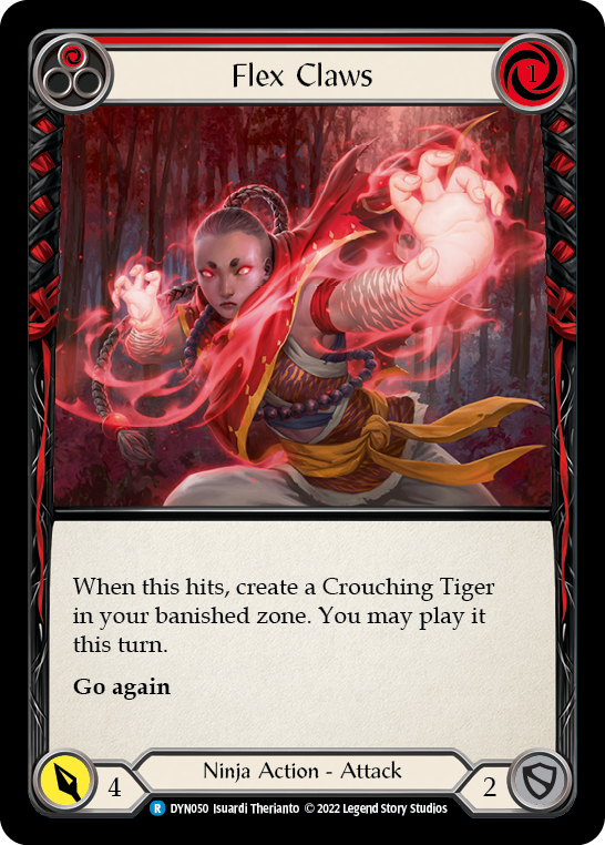 Flex Claws (Red) [DYN050] (Dynasty) - Waypoint Games CA
