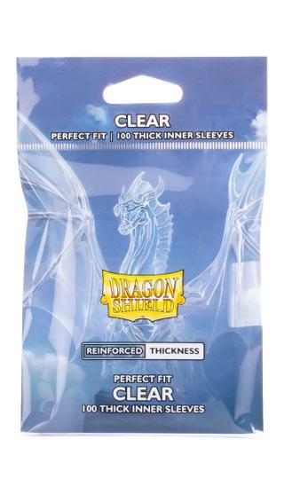 Dragon Shield Perfect Fit - Thick Inner Sleeves - Clear - 100 ct