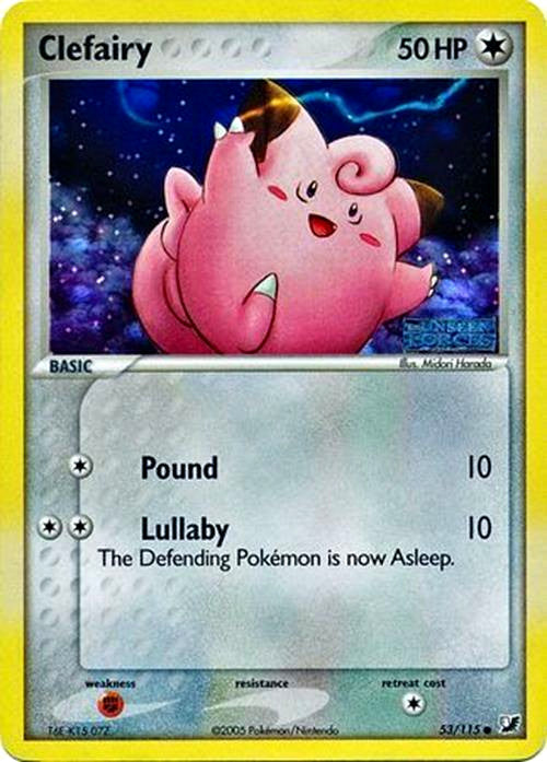 Clefairy (53/115) (Stamped) [EX: Unseen Forces] - Waypoint Games CA