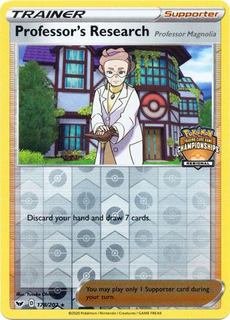 Professor's Research (178/202) (Regional Championship Promo) [Sword & Shield: Base Set] - Waypoint Games CA