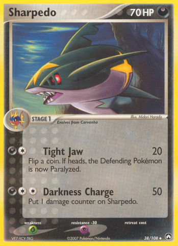 Sharpedo (38/108) [EX: Power Keepers] - Waypoint Games CA