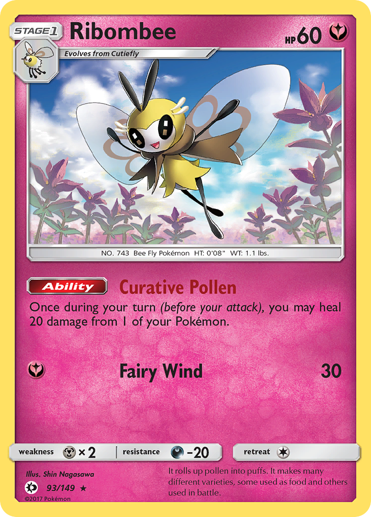 Ribombee (93/149) [Sun & Moon: Base Set] - Waypoint Games CA