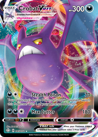 Crobat VMAX (045/072) [Sword & Shield: Shining Fates] - Waypoint Games CA