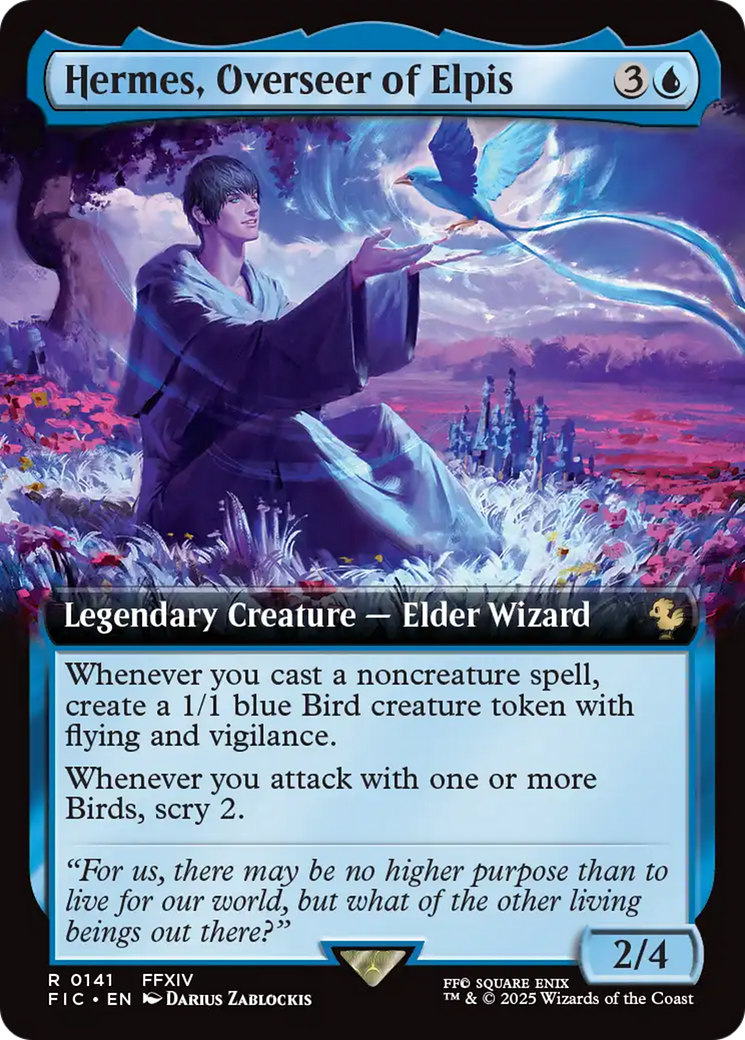 Hermes, Overseer of Elpis (Extended Art) [FINAL FANTASY Commander]