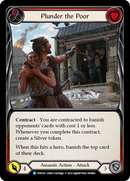 Plunder the Poor (Red) [DYN124] (Dynasty)  Rainbow Foil - Waypoint Games CA