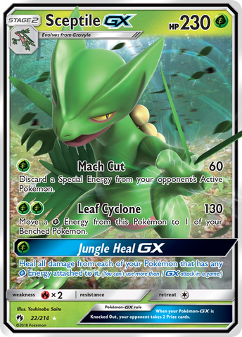 Sceptile GX (22/214) [Sun & Moon: Lost Thunder] - Waypoint Games CA