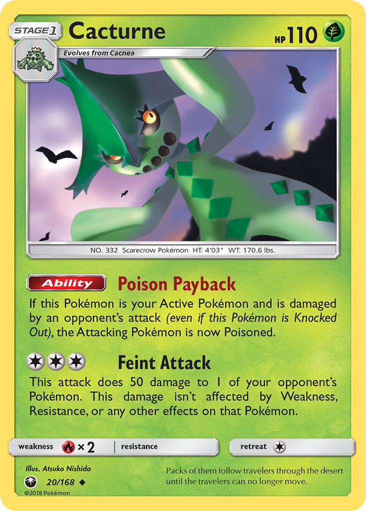 Cacturne (20/168) [Sun & Moon: Celestial Storm] - Waypoint Games CA