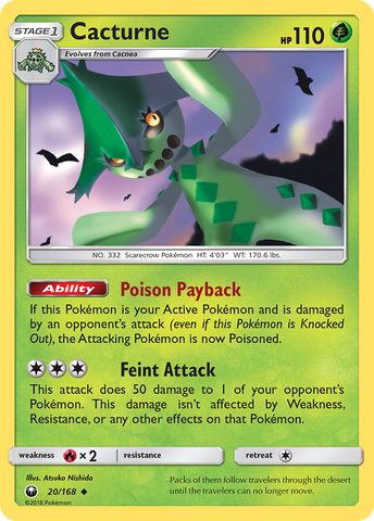 Cacturne (20/168) [Sun & Moon: Celestial Storm] - Waypoint Games CA