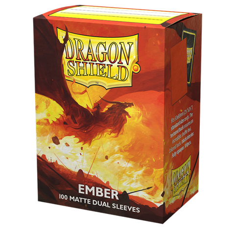 Dragon Shield Dual Matte Ember Sleeves 100ct