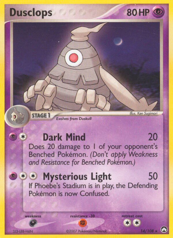 Dusclops (14/108) (Theme Deck Exclusive) [EX: Power Keepers] - Waypoint Games CA
