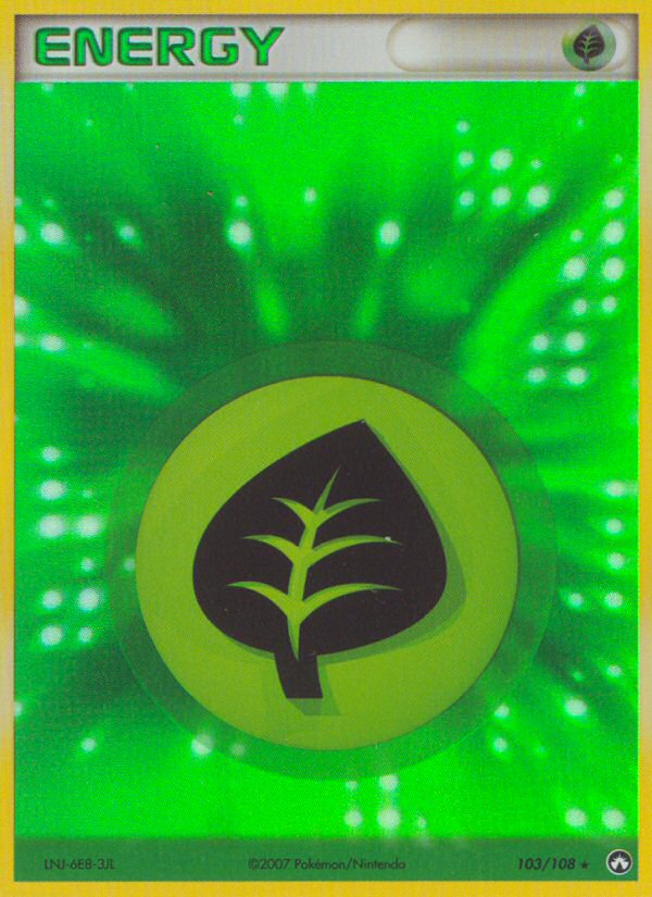 Grass Energy (103/108) [EX: Power Keepers] - Waypoint Games CA