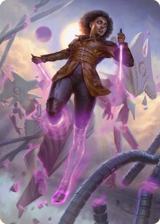 Kaya, Intangible Slayer Art Card [Phyrexia: All Will Be One Art Series] - Waypoint Games CA