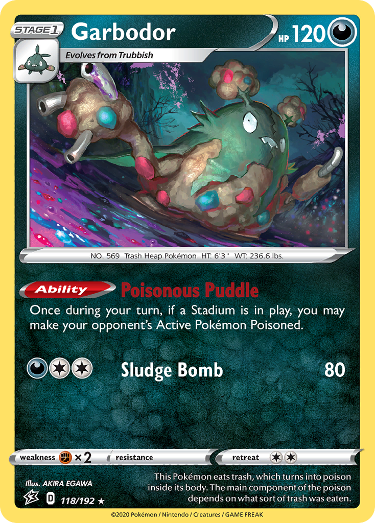 Garbodor (118/192) [Sword & Shield: Rebel Clash] - Waypoint Games CA