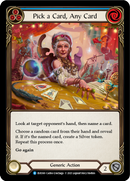 Pick a Card, Any Card (Blue) [EVR169] (Everfest)  1st Edition Rainbow Foil - Waypoint Games CA