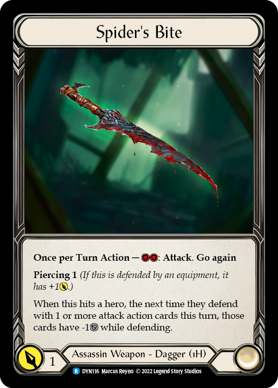 Spider's Bite [DYN116] (Dynasty)  Rainbow Foil - Waypoint Games CA