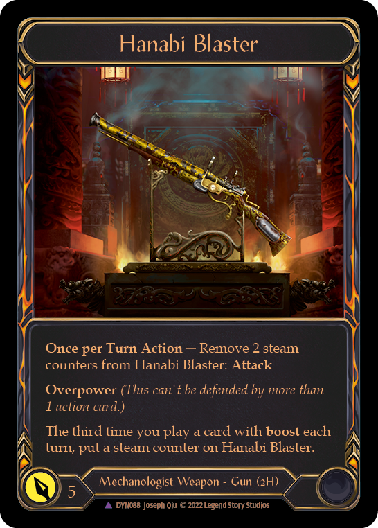 Hanabi Blaster (Marvel) [DYN088] (Dynasty)  Cold Foil - Waypoint Games CA