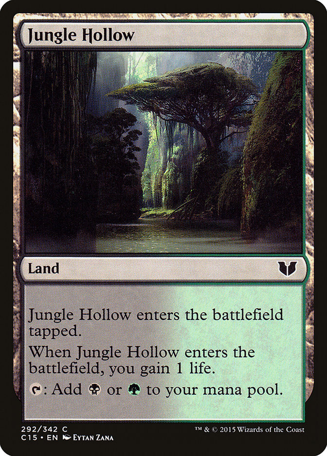 Jungle Hollow [Commander 2015] - Waypoint Games CA