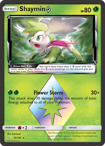 Shaymin (10/181) (Prism Star) [Sun & Moon: Team Up] - Waypoint Games CA
