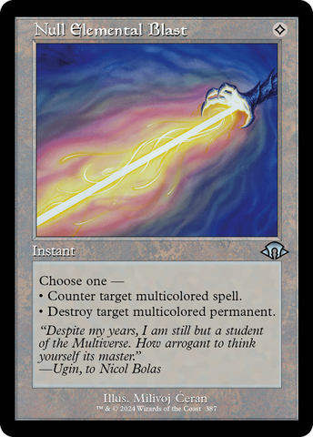 Null Elemental Blast (Retro) [Modern Horizons 3] - Waypoint Games CA