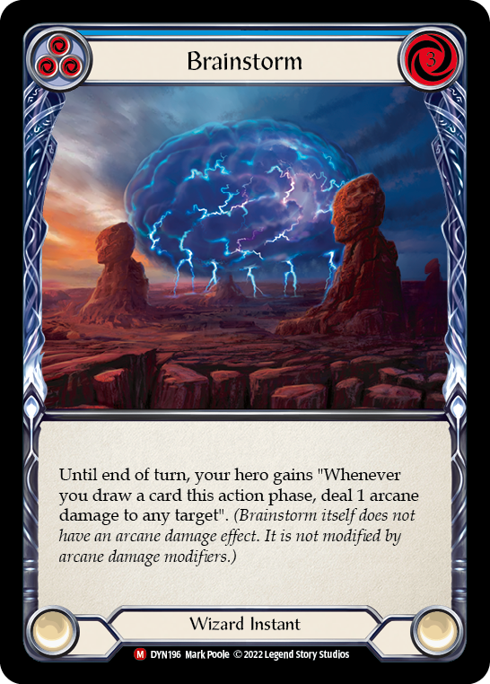 Brainstorm [DYN196] (Dynasty)  Rainbow Foil - Waypoint Games CA