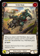 Wild Ride (Yellow) [EVR012] (Everfest)  1st Edition Normal - Waypoint Games CA