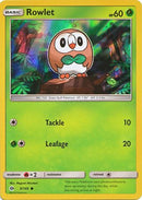 Rowlet (9/149) (Water Web Holo) [Sun & Moon: Base Set] - Waypoint Games CA