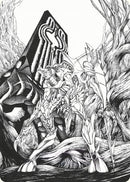 Lukka, Bound to Ruin Art Card [Phyrexia: All Will Be One Art Series] - Waypoint Games CA