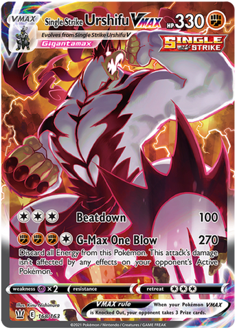 Single Strike Urshifu VMAX (168/163) [Sword & Shield: Battle Styles] - Waypoint Games CA