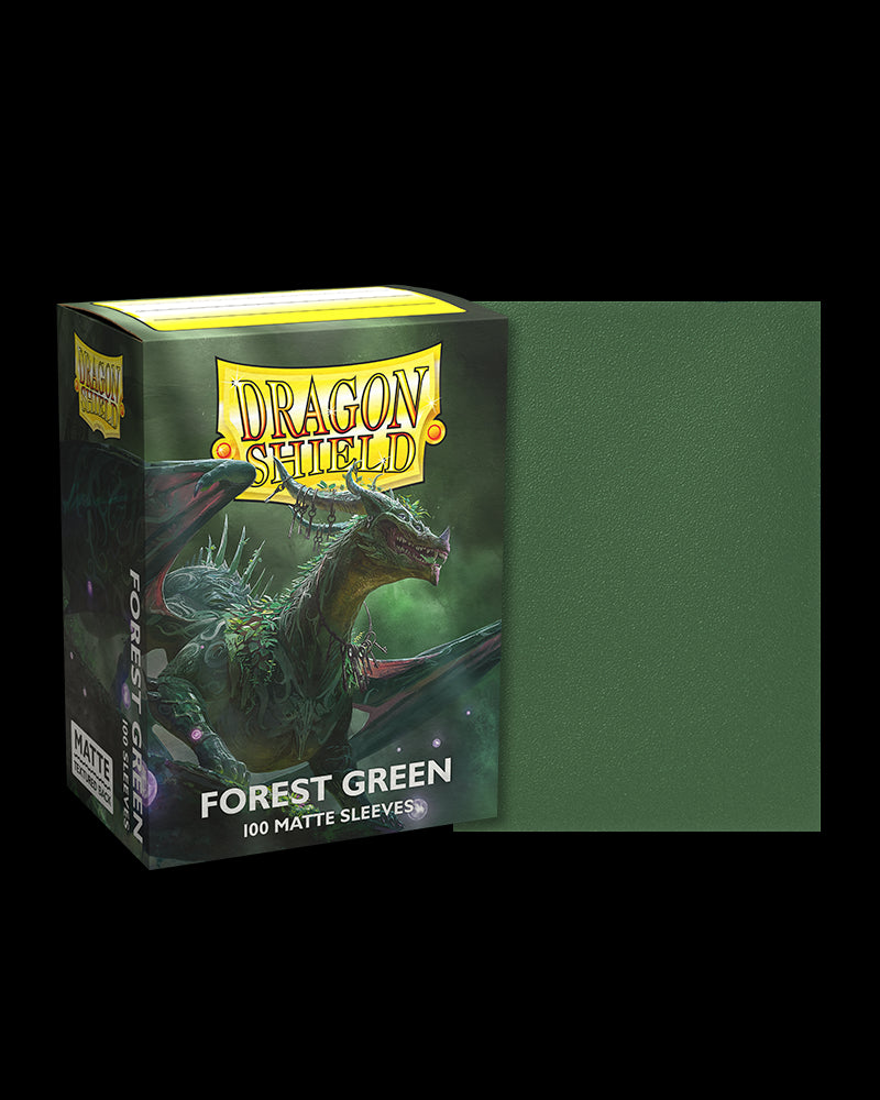 Dragon Shield Matte Forest Green 100ct