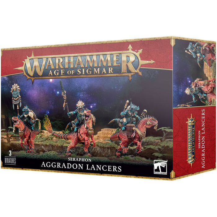 Warhammer Age of Sigmar: Seraphon Aggradon Lancers