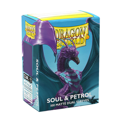 Dragon Shield Dual Matte Soul Petrol Sleeves 100ct