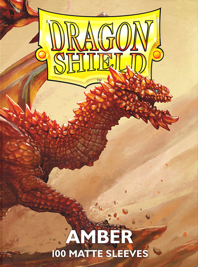 Dragon Shield Matte Amber