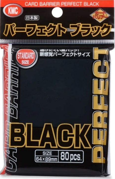 KMC Sleeves Perfect Black (80ct)