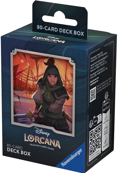 Disney Lorcana Deck Box - 80 - Mulan
