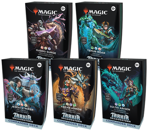 Tarkir: Dragonstorm Commander Decks (set of 5) TARIFF UPDATED PRICING