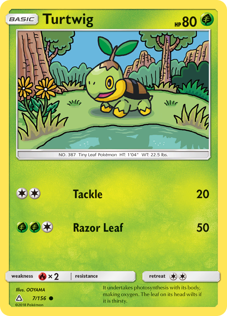 Turtwig (7/156) [Sun & Moon: Ultra Prism] - Waypoint Games CA