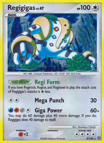 Regigigas (9/100) [Diamond & Pearl: Stormfront] - Waypoint Games CA