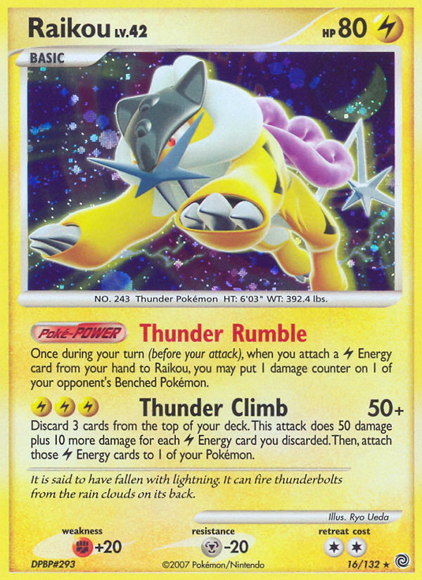 Raikou (16/132) [Diamond & Pearl: Secret Wonders] - Waypoint Games CA