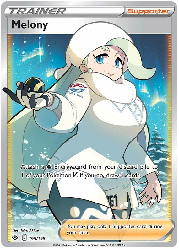 Melony (195/198) [Sword & Shield: Chilling Reign] - Waypoint Games CA