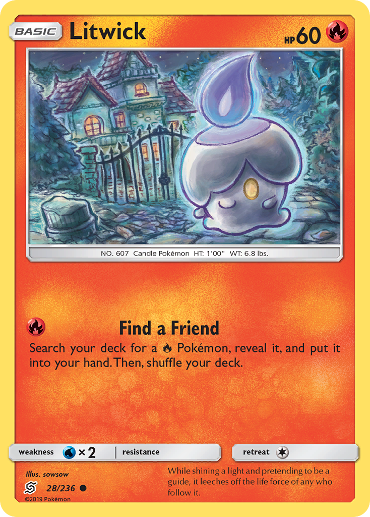 Litwick (28/236) [Sun & Moon: Unified Minds] - Waypoint Games CA