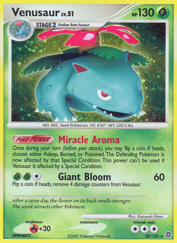Venusaur (20/132) (Theme Deck Exclusive) [Diamond & Pearl: Secret Wonders] - Waypoint Games CA
