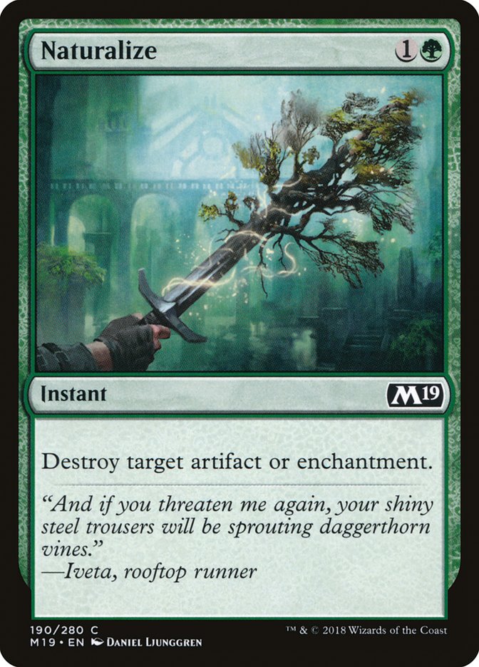 Naturalize [Core Set 2019]