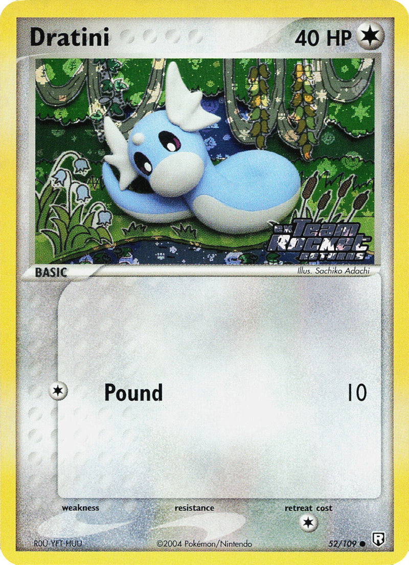 Dratini (52/109) (Stamped) [EX: Team Rocket Returns] - Waypoint Games CA