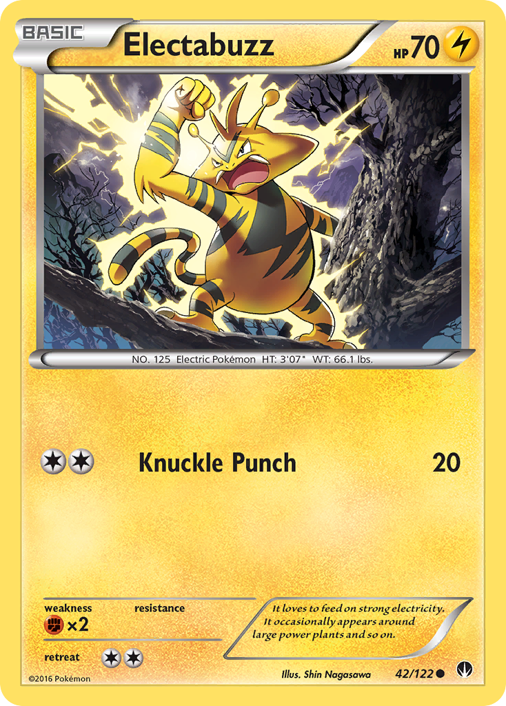 Electabuzz (42/122) [XY: BREAKpoint] - Waypoint Games CA