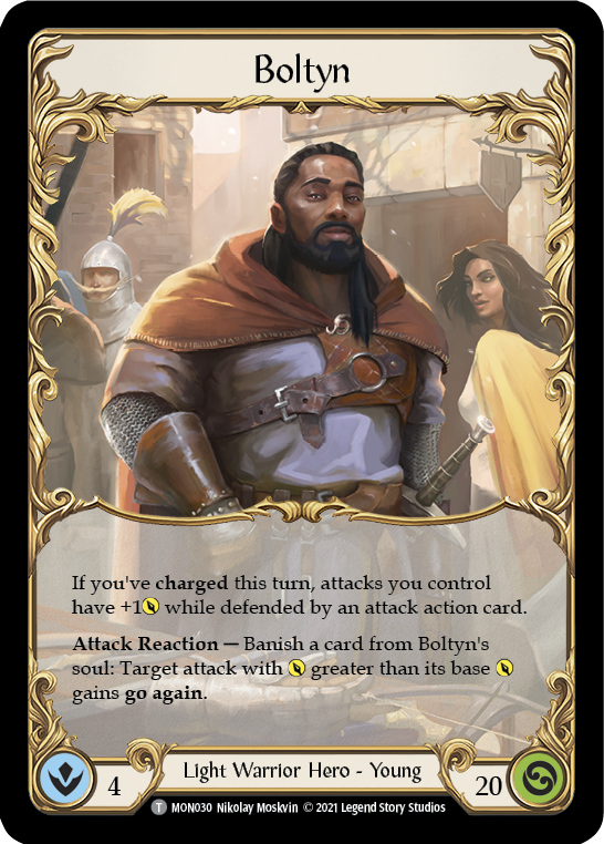 Ser Boltyn, Breaker of Dawn // Boltyn [MON029 // MON030] (Monarch)  1st Edition Normal - Waypoint Games CA