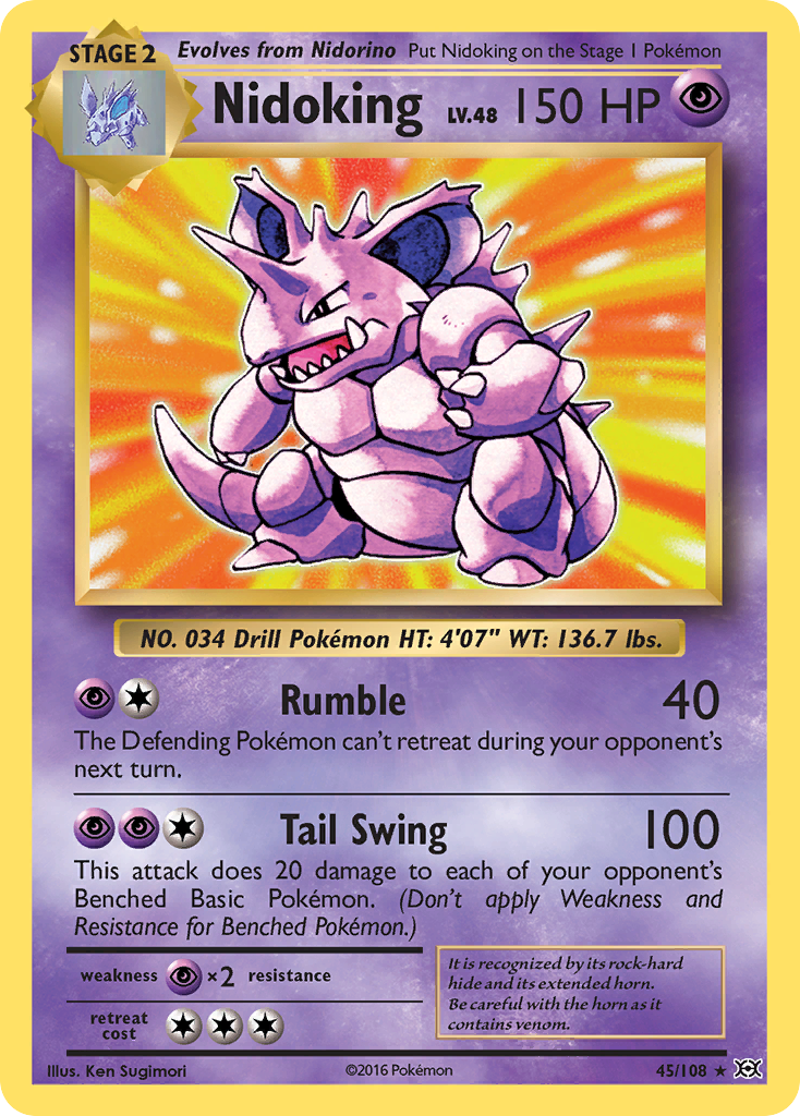 Nidoking (45/108) [XY: Evolutions] - Waypoint Games CA