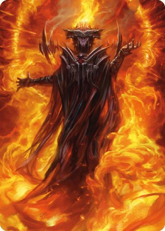 Sauron, the Dark Lord Art Card [The Lord of the Rings: Tales of Middle-earth Art Series]
