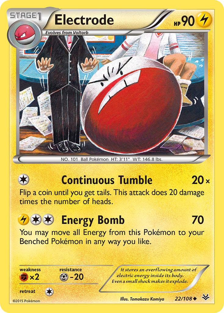 Electrode (22/108) [XY: Roaring Skies] - Waypoint Games CA