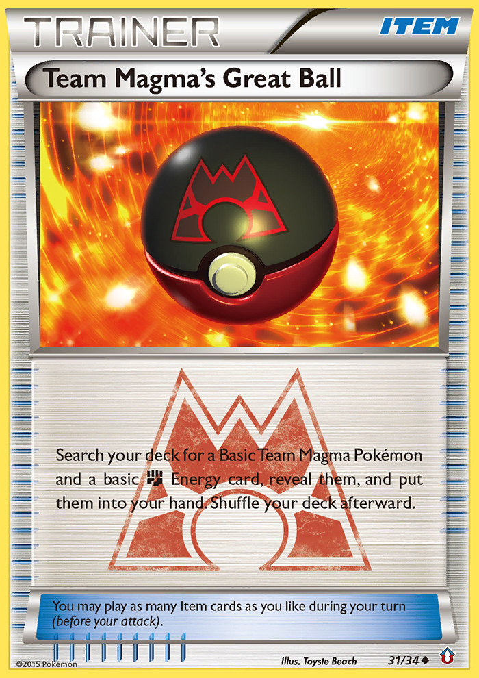 Team Magma's Great Ball (31/34) [XY: Double Crisis] - Waypoint Games CA