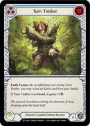 Turn Timber (Blue) [U-ELE012] (Tales of Aria Unlimited)  Unlimited Rainbow Foil - Waypoint Games CA